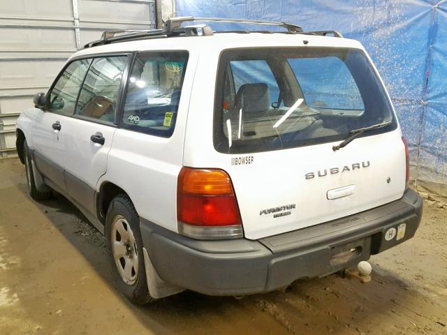 JF1SF635XXH747012 - 1999 SUBARU FORESTER L WHITE photo 3