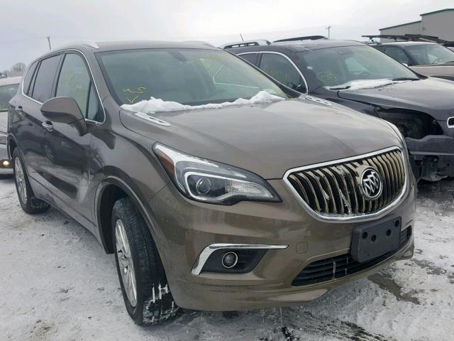 LRBFXDSA3HD149217 - 2017 BUICK ENVISION E BROWN photo 1