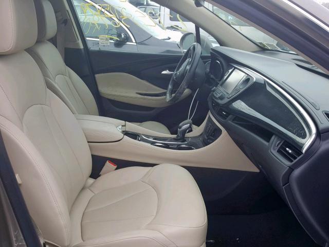 LRBFXDSA3HD149217 - 2017 BUICK ENVISION E BROWN photo 5