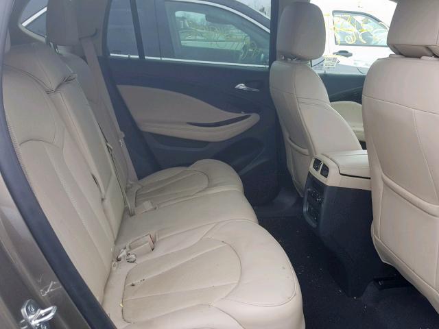 LRBFXDSA3HD149217 - 2017 BUICK ENVISION E BROWN photo 6