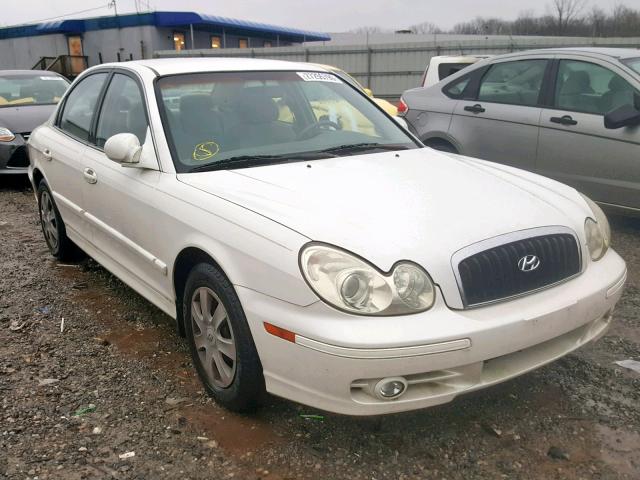 KMHWF25H34A057520 - 2004 HYUNDAI SONATA GL WHITE photo 1