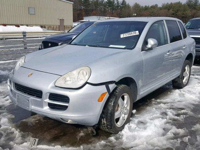 WP1AB29P85LA61773 - 2005 PORSCHE CAYENNE S SILVER photo 2