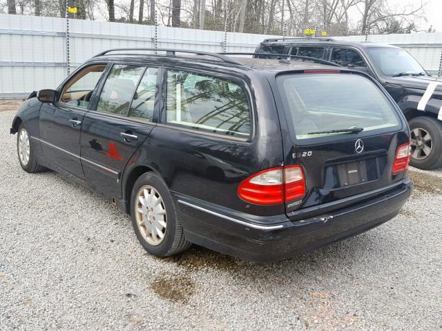 WDBJH65J01B275793 - 2001 MERCEDES-BENZ E 320 BLACK photo 3