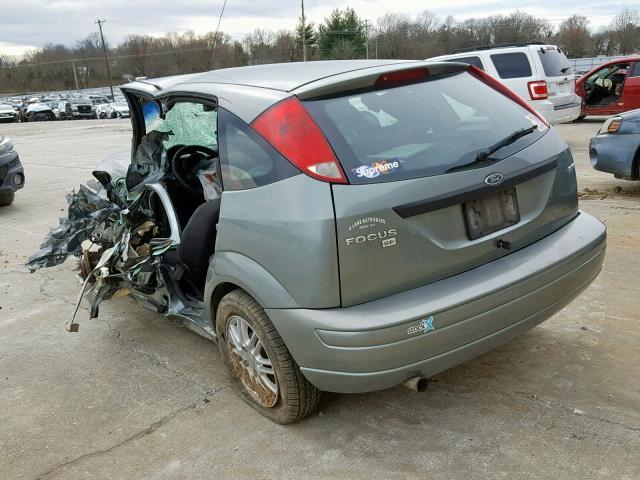 3FAFP37N45R147914 - 2005 FORD FOCUS ZX5 GREEN photo 3