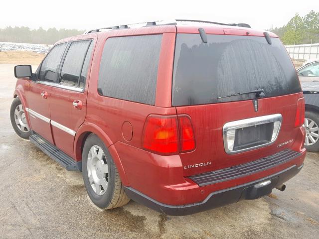 5LMFU28506LJ18673 - 2006 LINCOLN NAVIGATOR RED photo 3