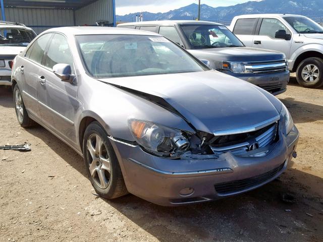 JH4KB16555C019059 - 2005 ACURA RL GRAY photo 1