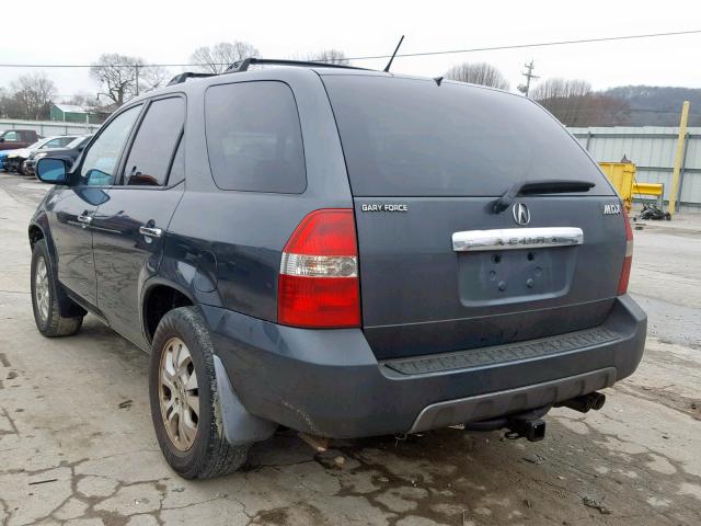 2HNYD18743H528097 - 2003 ACURA MDX TOURIN CHARCOAL photo 3