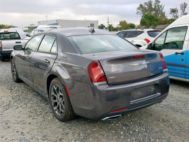 2C3CCAGG9JH267443 - 2018 CHRYSLER 300 S GRAY photo 3