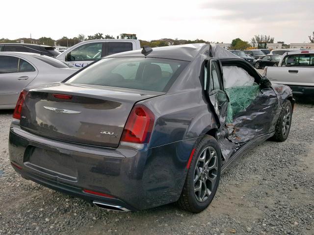 2C3CCAGG9JH267443 - 2018 CHRYSLER 300 S GRAY photo 4