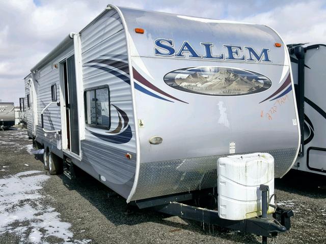 4X4TSMM27CA305417 - 2012 SALM CAMPER WHITE photo 1