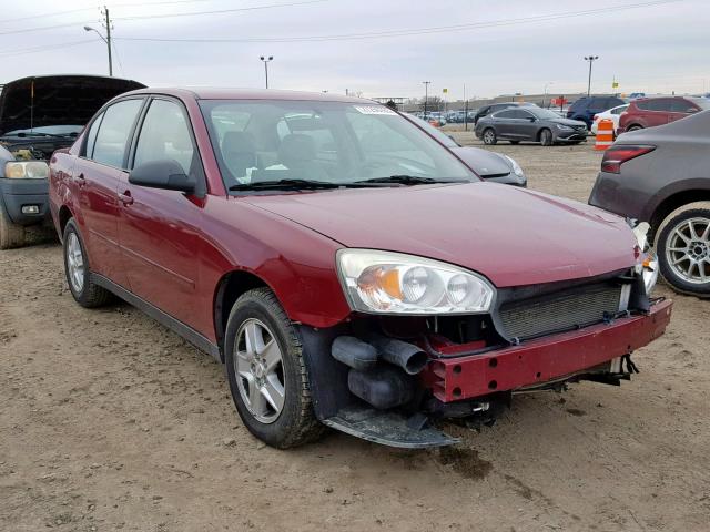 1G1ZT52844F166998 - 2004 CHEVROLET MALIBU LS RED photo 1