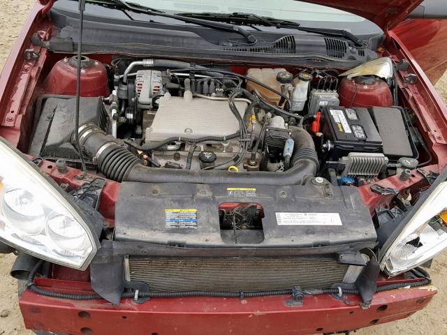 1G1ZT52844F166998 - 2004 CHEVROLET MALIBU LS RED photo 7