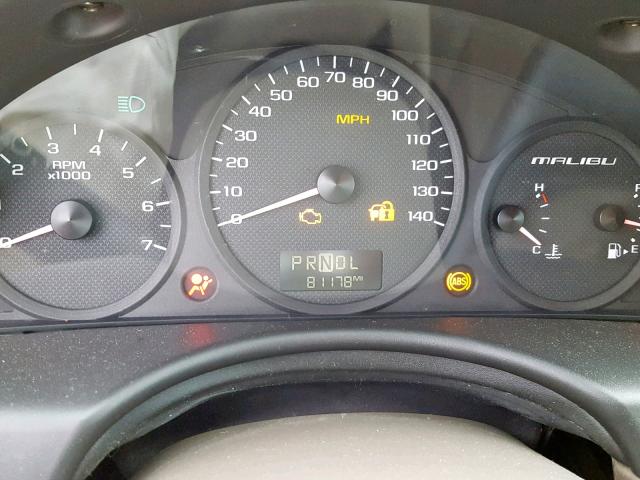 1G1ZT52844F166998 - 2004 CHEVROLET MALIBU LS RED photo 8