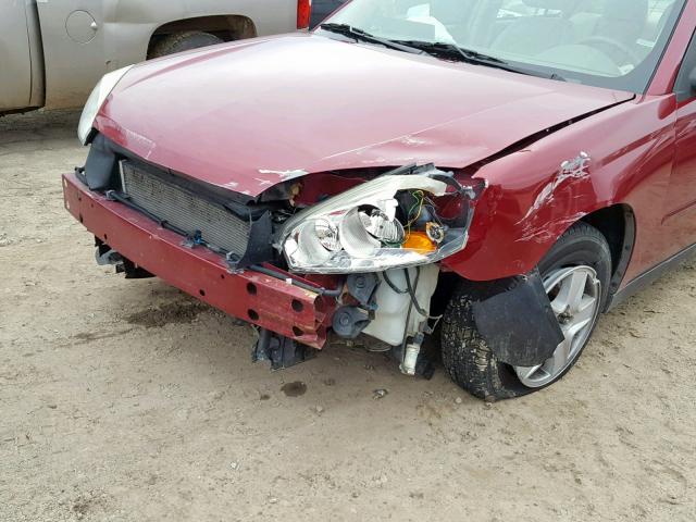 1G1ZT52844F166998 - 2004 CHEVROLET MALIBU LS RED photo 9