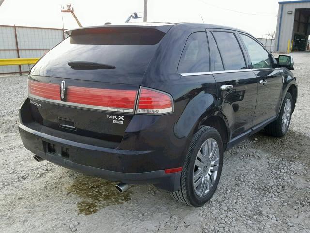 2LMDU88C69BJ04555 - 2009 LINCOLN MKX BLACK photo 4