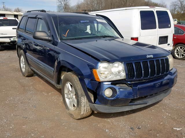 1J4HS48N86C160777 - 2006 JEEP GRAND CHER BLUE photo 1