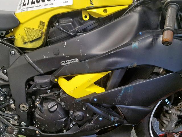 JKAZX4R12CA037369 - 2012 KAWASAKI ZX600 R YELLOW photo 17