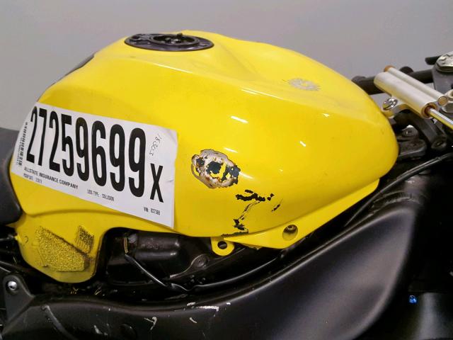 JKAZX4R12CA037369 - 2012 KAWASAKI ZX600 R YELLOW photo 19