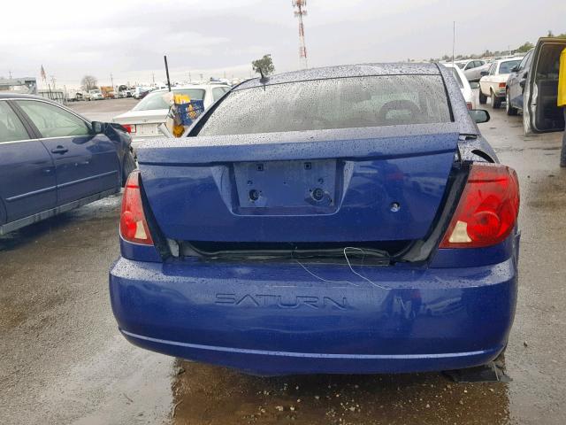 1G8AN15F06Z198800 - 2006 SATURN ION LEVEL BLUE photo 9