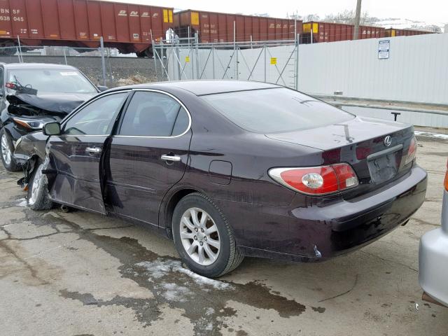 JTHBF30GX25034764 - 2002 LEXUS ES 300 ORANGE photo 3