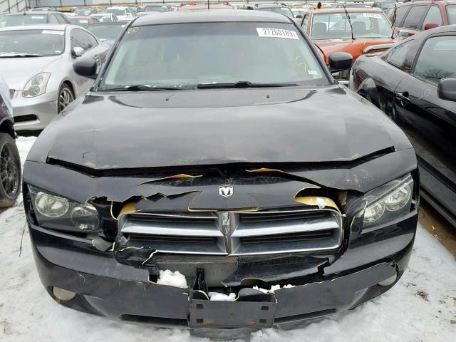 2B3KA33G38H170264 - 2008 DODGE CHARGER SX BLACK photo 9