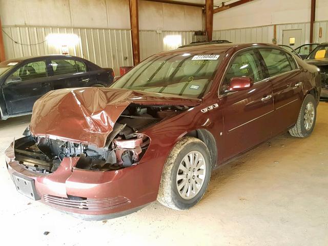 1G4HP57257U170825 - 2007 BUICK LUCERNE CX BURGUNDY photo 2