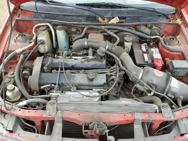 3FAKP113XYR202073 - 2000 FORD ESCORT ZX2 RED photo 7