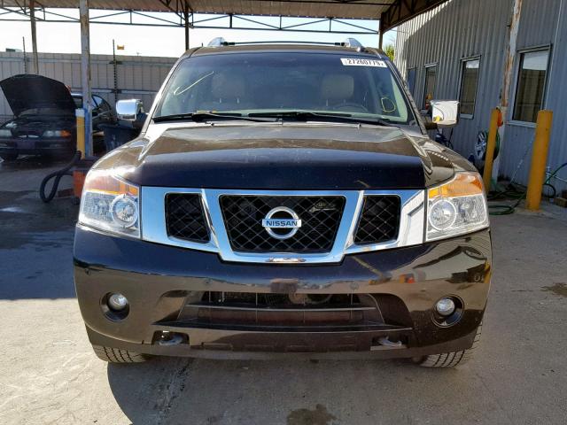 5N1AA0NCXCN618577 - 2012 NISSAN ARMADA SV BROWN photo 9