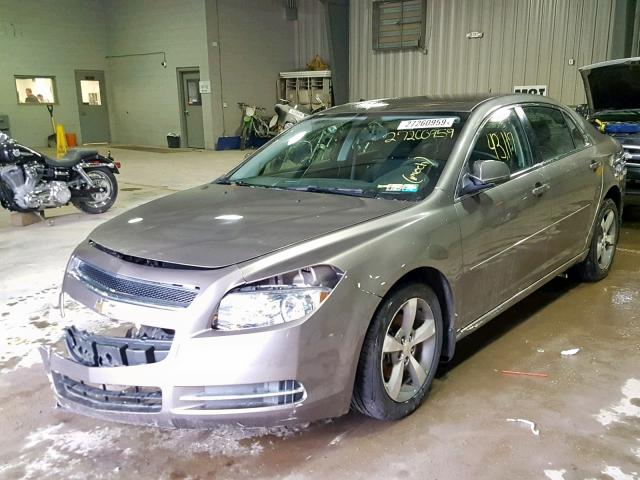 1G1ZC5E19BF239214 - 2011 CHEVROLET MALIBU 1LT GRAY photo 2