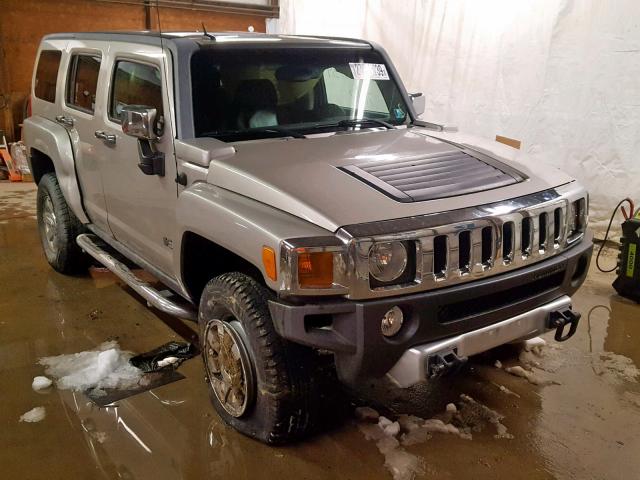 5GTEN13E488175782 - 2008 HUMMER H3 SILVER photo 1