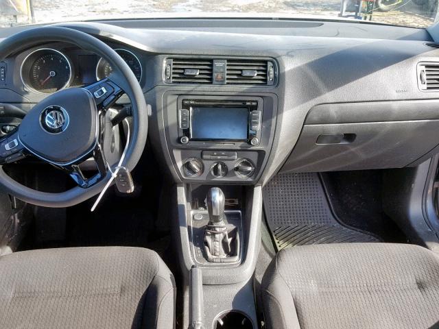 3VW2K7AJ7FM244234 - 2015 VOLKSWAGEN JETTA BASE GRAY photo 9