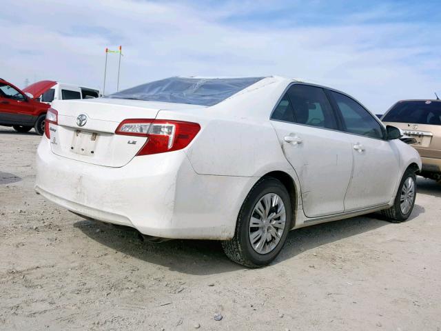 4T4BF1FK8DR290509 - 2013 TOYOTA CAMRY L 白色 照片 4