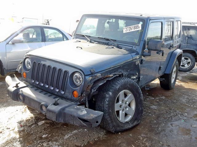 1J8GA59107L208465 - 2007 JEEP WRANGLER S CHARCOAL photo 2