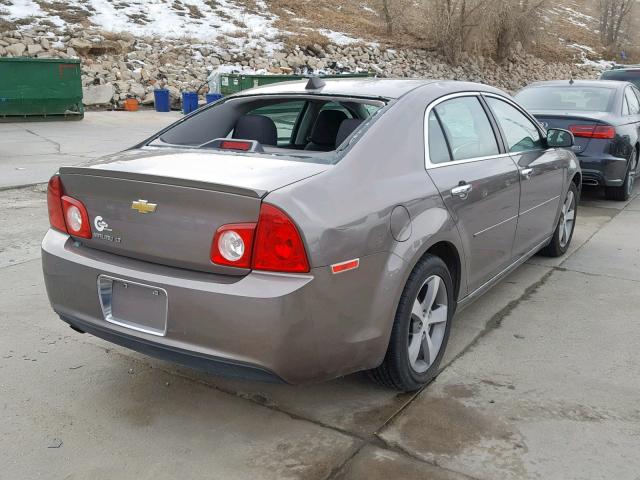 1G1ZC5E06CF210083 - 2012 CHEVROLET MALIBU 1LT 棕色 照片 4