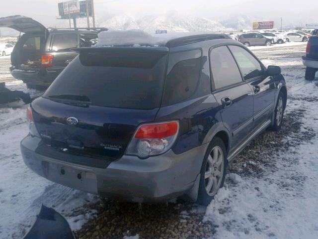 JF1GG68626G808295 - 2006 SUBARU IMPREZA OU BLUE photo 4