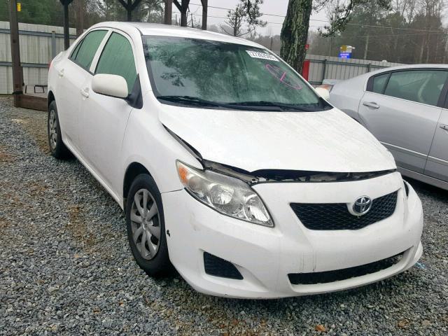 JTDBL40E299091669 - 2009 TOYOTA COROLLA BA WHITE photo 1