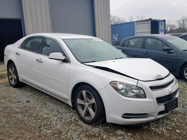 1G1ZC5EU0CF136338 - 2012 CHEVROLET MALIBU 1LT თეთრი ფოტო 1