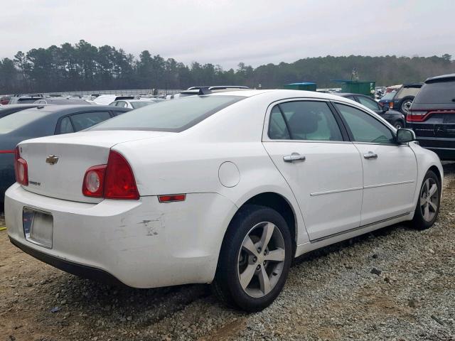 1G1ZC5EU0CF136338 - 2012 CHEVROLET MALIBU 1LT თეთრი ფოტო 4