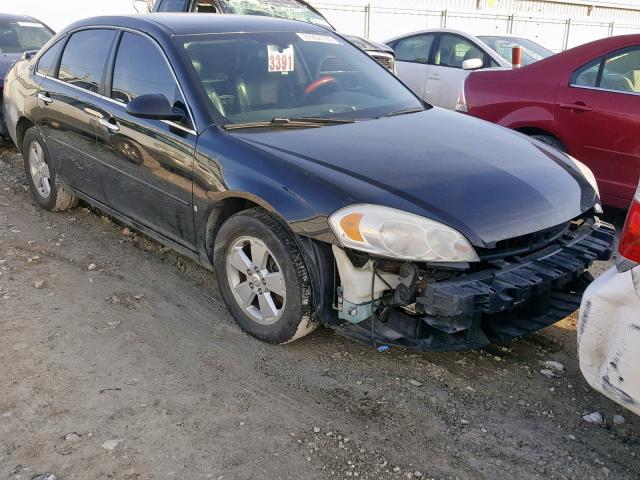 2G1WU58R179283564 - 2007 CHEVROLET IMPALA LTZ BLACK photo 1