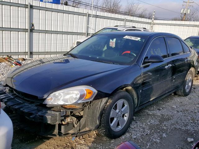 2G1WU58R179283564 - 2007 CHEVROLET IMPALA LTZ BLACK photo 2