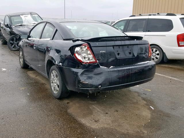 1G8AN12F83Z199614 - 2003 SATURN ION LEVEL BLACK photo 3