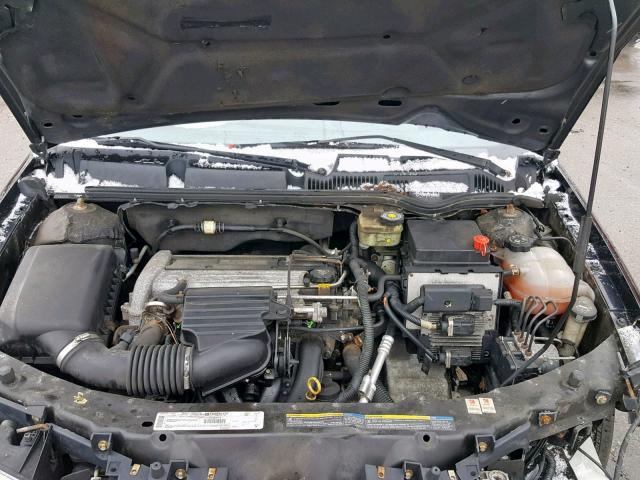 1G8AN12F83Z199614 - 2003 SATURN ION LEVEL BLACK photo 7