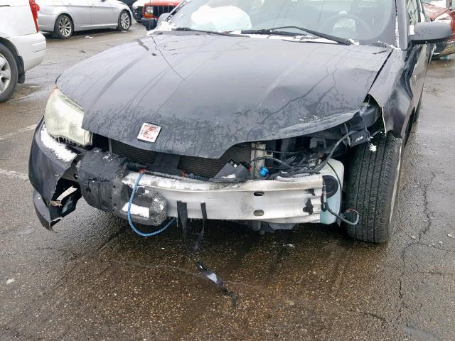 1G8AN12F83Z199614 - 2003 SATURN ION LEVEL BLACK photo 9