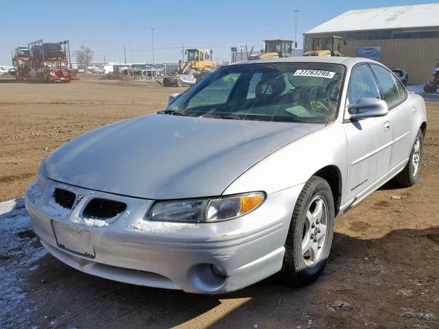 1G2WK52J12F245322 - 2002 PONTIAC GRAND PRIX GRAY photo 2