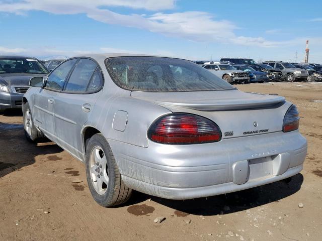 1G2WK52J12F245322 - 2002 PONTIAC GRAND PRIX GRAY photo 3
