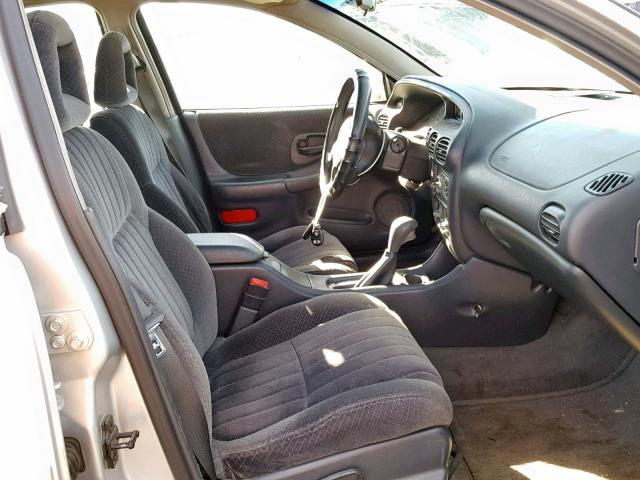 1G2WK52J12F245322 - 2002 PONTIAC GRAND PRIX GRAY photo 5