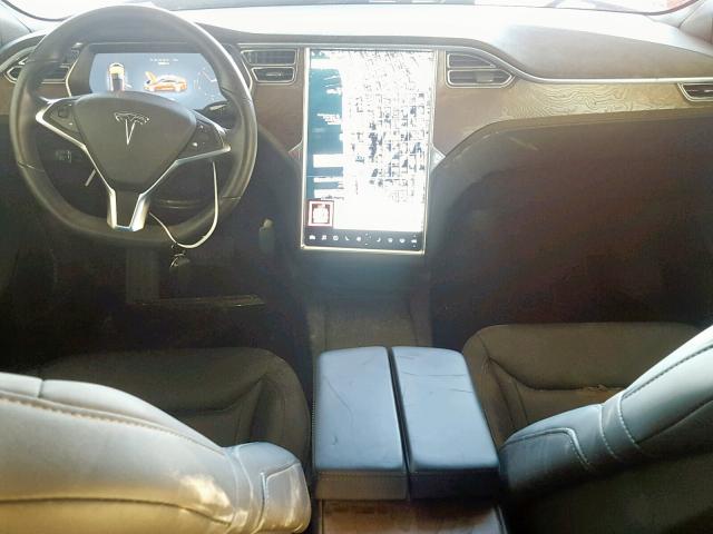 5YJSA1E23GF143994 - 2016 TESLA MODEL S RED photo 9