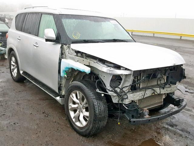 JN8AZ2NC0B9301282 - 2011 INFINITI QX56 SILVER photo 1