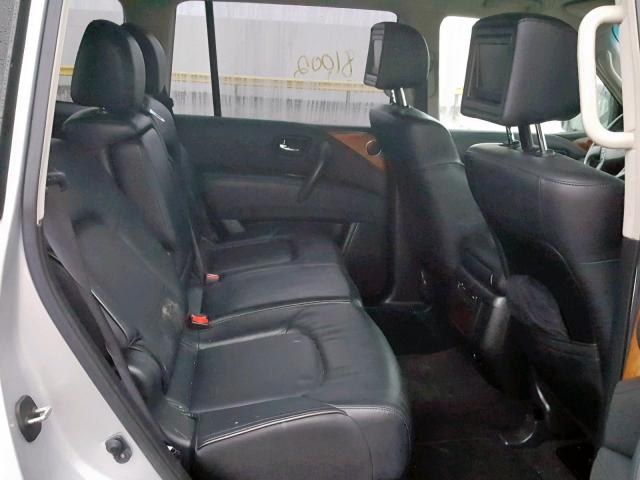 JN8AZ2NC0B9301282 - 2011 INFINITI QX56 SILVER photo 6