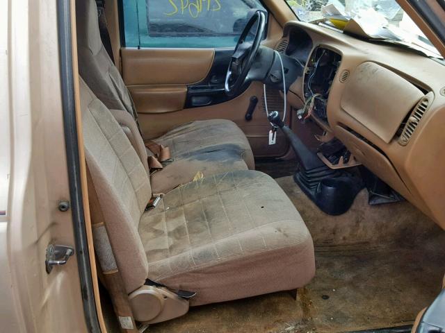 1FTCR10A1TUA46628 - 1996 FORD RANGER BEIGE photo 5